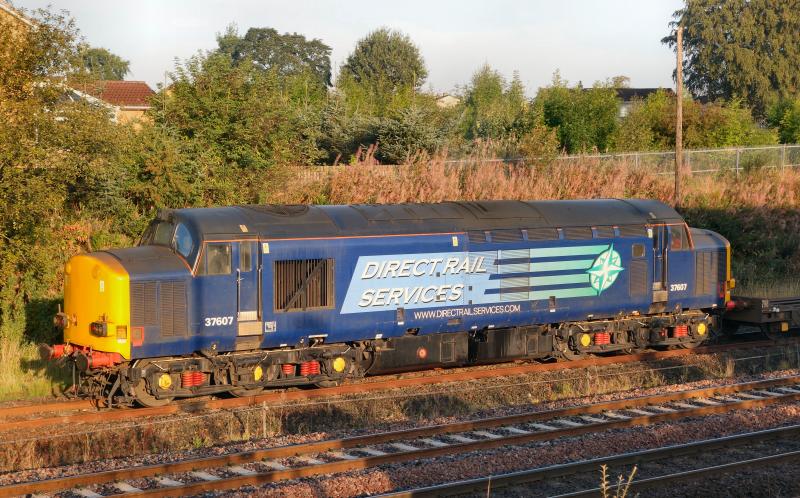 37607 in Larbert DGL with 6S99 for Georgemas Jct.: 37607 in Larbert DGL with 6S99 for Georgemas Jct. Photo of 37607 in Larbert DGL with 6S99 for Georgemas Jct.