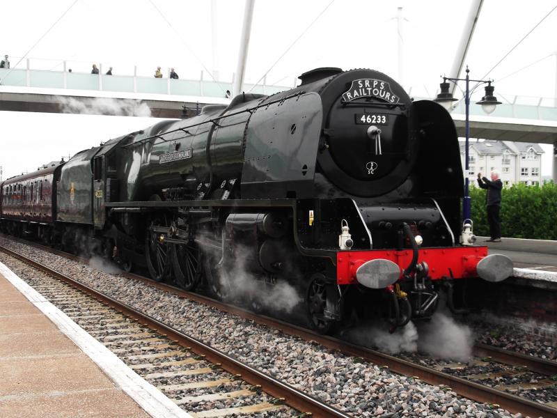 Duchess of Sutherland: Seen at Stirling today on the Forth circle tour first run. Photo of Duchess of Sutherland