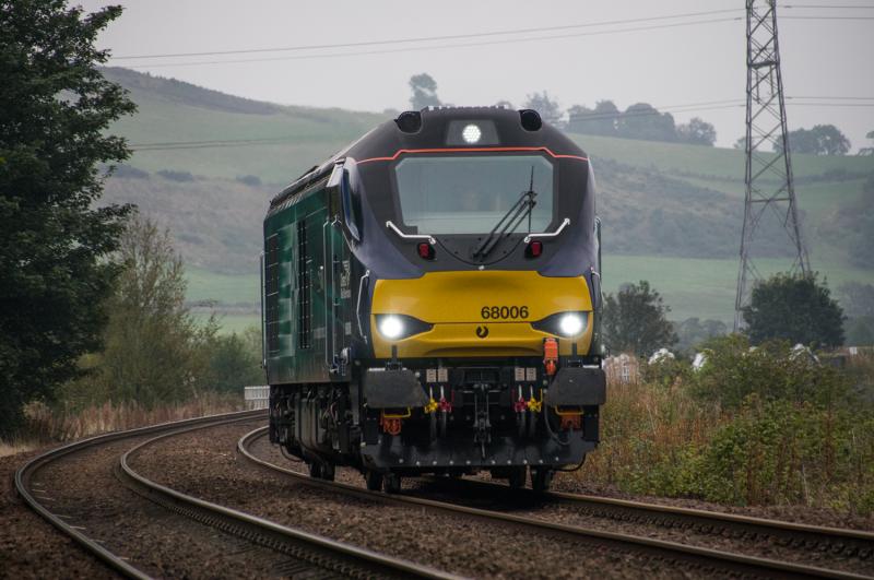 68006: 68006 at Forgandenny. 19/09/14. Photo of 68006
