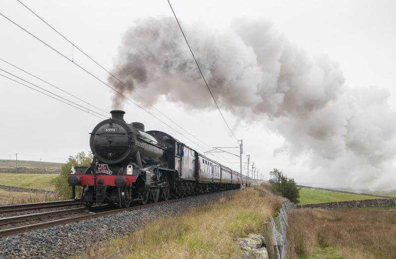61994 Great Marquess: Great Marquess making very reasonable progress up Shap on a very grey day 19.9.14 Photo of 61994 Great Marquess
