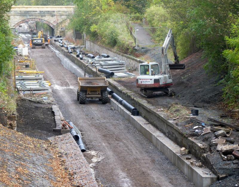 Photo of Eskbank old station site