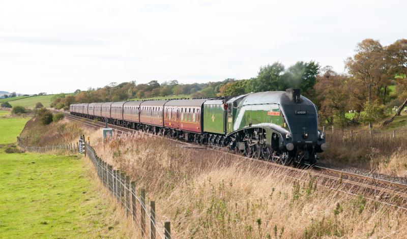 Scottish Lowlander: No.9 flying towards Kirkconnel on final 3rd leg of Scottish Lowlander 27.9.14 Photo of Scottish Lowlander