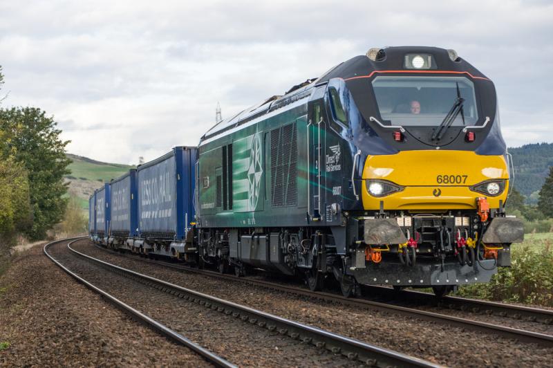 68007: 68007 at Forgandenny. 11/10/14. Photo of 68007