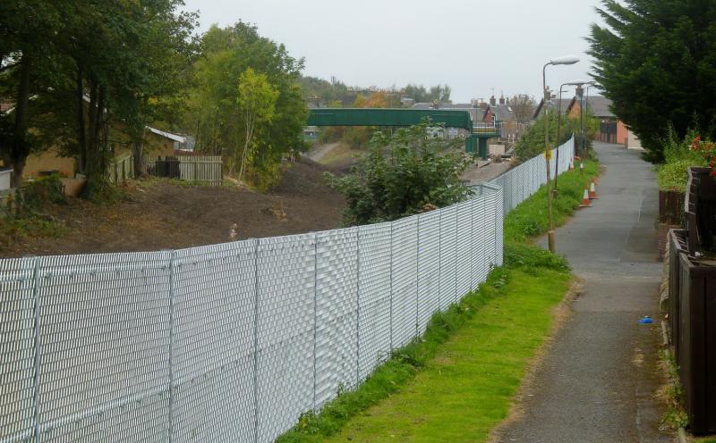 Photo of Newtongrange old station site 15 August 2014