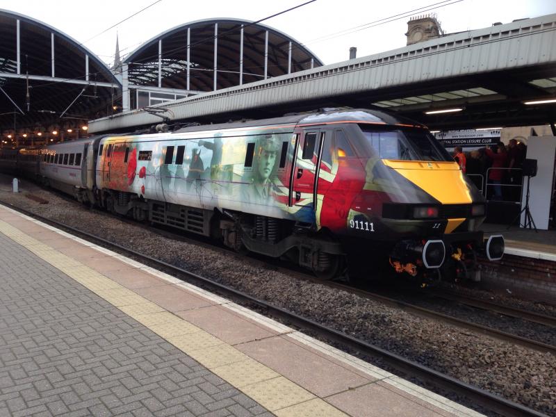Photo of 91111 at Newcastle 