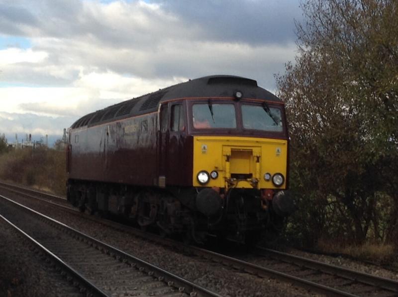 Class 57: Class 57 57313 on the run from Stanley to Perth Photo of Class 57