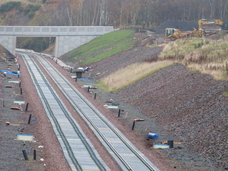 Tynehead passing loop.: Photo of Tynehead passing loop.