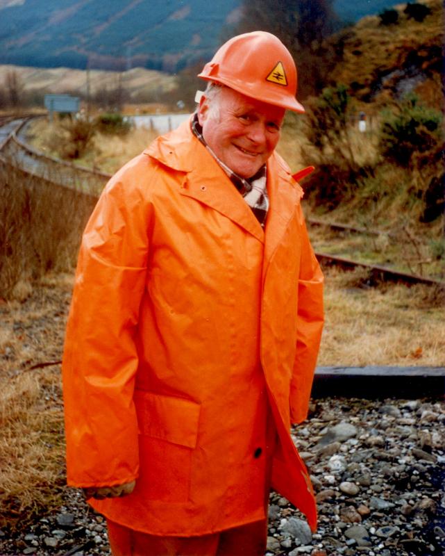 John Cattanach at Crianlarich Lower: John Cattanach (1930 - 2014) at Crianlarich Lower in the early 1990s. Photo of John Cattanach at Crianlarich Lower