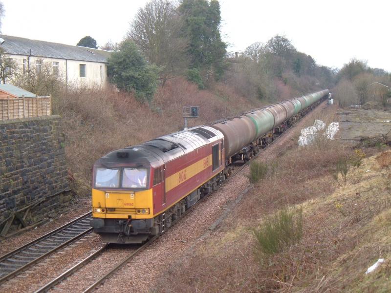 60062 appr Grahamston with oil ex Dalston: Photo of 60062 appr Grahamston with oil ex Dalston