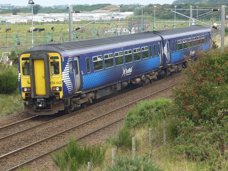 156442: passing Prestwick airport Photo of 156442