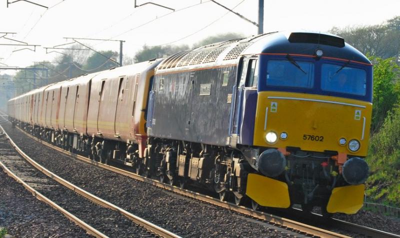 FGW 57602: on the 1M44 Shieldmuir-Warrington 8/5/08 Photo of FGW 57602
