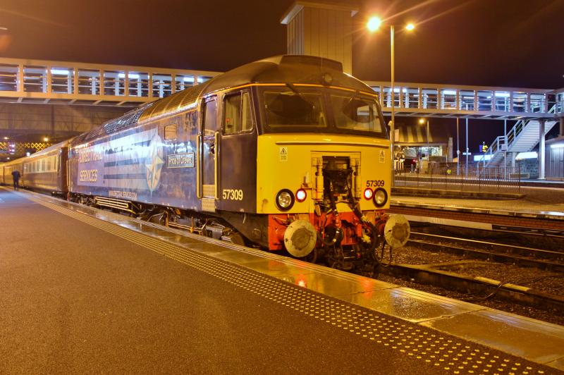 57309 glasgow central-glasgow central northern belle 13.12.14.: Photo of 57309 glasgow central-glasgow central northern belle 13.12.14.