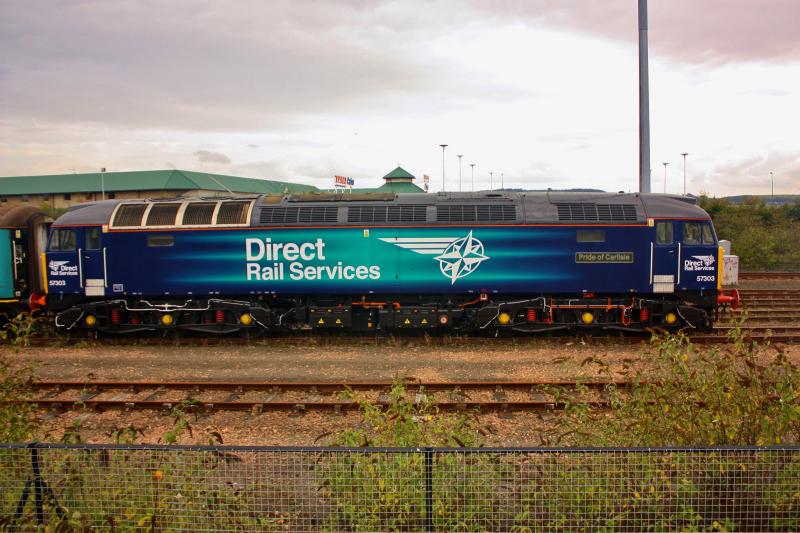 57303 at dundee 28.09.14.: Photo of 57303 at dundee 28.09.14.