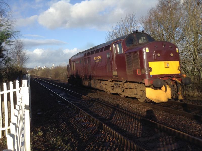 Class 37: Class 37 37685 Loch Arkaig on its way from Perth to Fort William on 08/01/15 Photo of Class 37