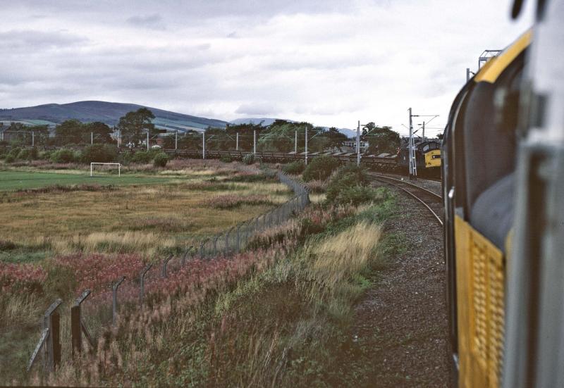 DUMBARTON EAST FREIGHT LOOP OCT 84.jpg: CAN'T DO THIS NOW Photo of DUMBARTON EAST FREIGHT LOOP OCT 84.jpg