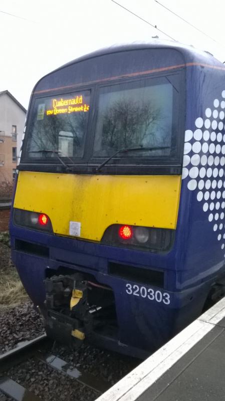 Class 320303 at Garscadden: Photo of Class 320303 at Garscadden