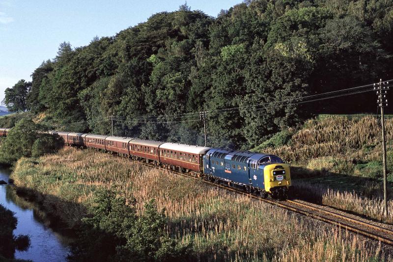 55022 SLEDBRIG 23.9.06.jpg: THE MORAY MINT BESIDE THE BOGIE WATER AT SLEDBRIG AKA SLEDLING NEAR GARTLY
Photo of 55022 SLEDBRIG 23.9.06.jpg