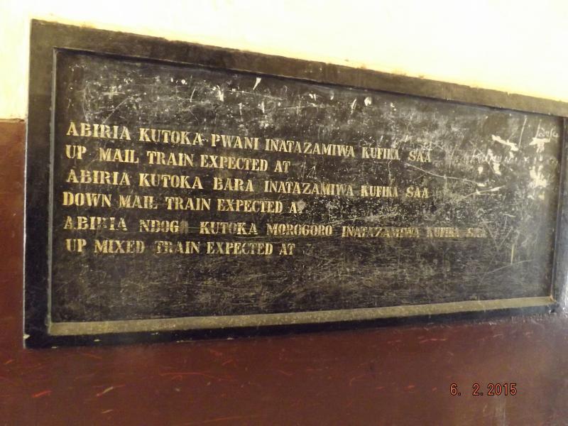 Photo of Station Sign Somewhere in East Africa