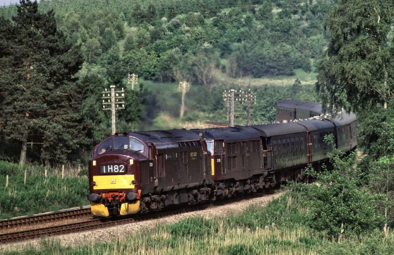 37261-31190 DUNNYDEER NEAR INSCH 27.6.05.jpg: ROYAL SCOTSMAN Photo of 37261-31190 DUNNYDEER NEAR INSCH 27.6.05.jpg