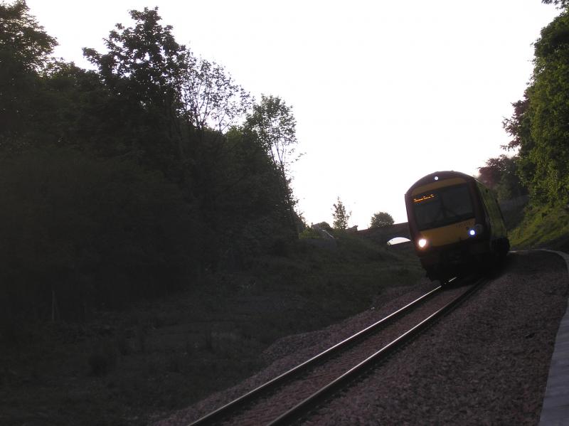 First scheduled sak service: First train 19/5/08. Photo of First scheduled sak service