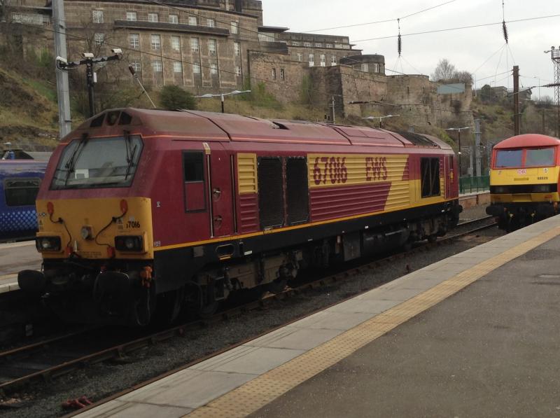 Class 67: Class 67 67016 at Waverley station on Thursday 12 th March 2015 Photo of Class 67