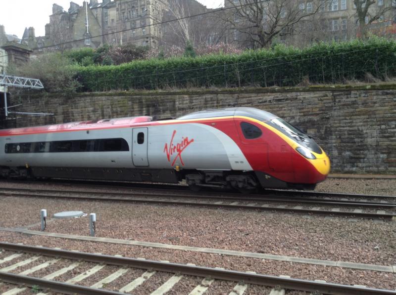 Class 390: Class 390 390129 City of Stoke on Trent at Waverley on 12/03/15 Photo of Class 390