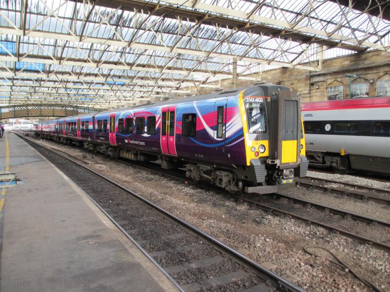 TPE Class 350 at Carlisle: TPE class 350 350402 stabled bewteen platforms 3 and 4 at Carlisle 26.3.15 Photo of TPE Class 350 at Carlisle