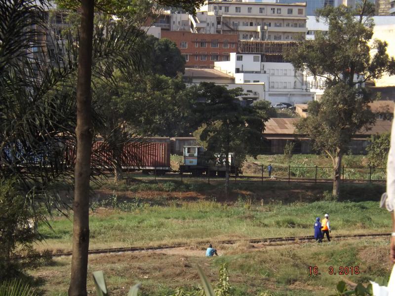 Kampala Shunter: Managed to get this shot through a moving car in the Kampala Traffic. Photo of Kampala Shunter