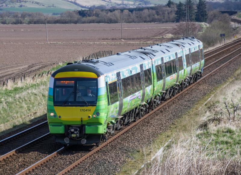 170414: 170414 passes Forteviot. 06/04/15. Photo of 170414