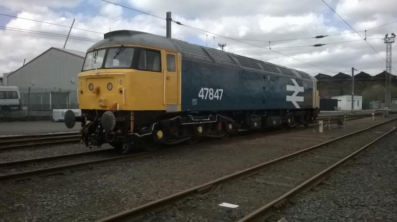 47847 - Polmadie Down Sidings: 47847 in good company with 47812 and DRS Thunderbird ! Photo of 47847 - Polmadie Down Sidings