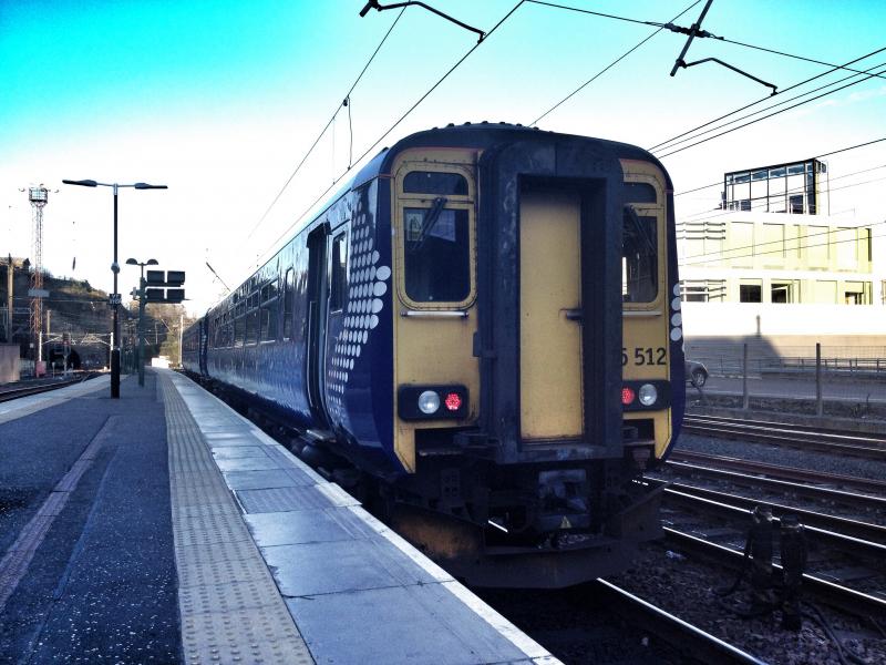 156512.: Sitting in Platform 7 in Edinburgh Waverley.
Photo of 156512.