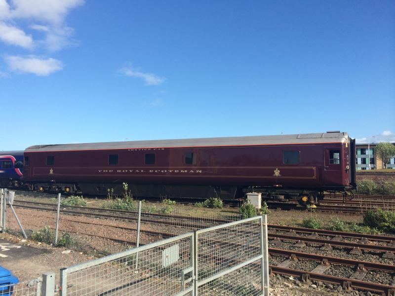 Royal Scotsman Staff Car Dundee Yard 16/05/15: Photo of Royal Scotsman Staff Car Dundee Yard 16/05/15