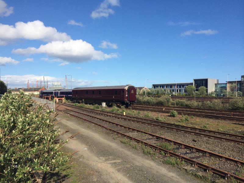 Royal Scotsman Staff Car Dundee Yard 16/05/15: Photo of Royal Scotsman Staff Car Dundee Yard 16/05/15