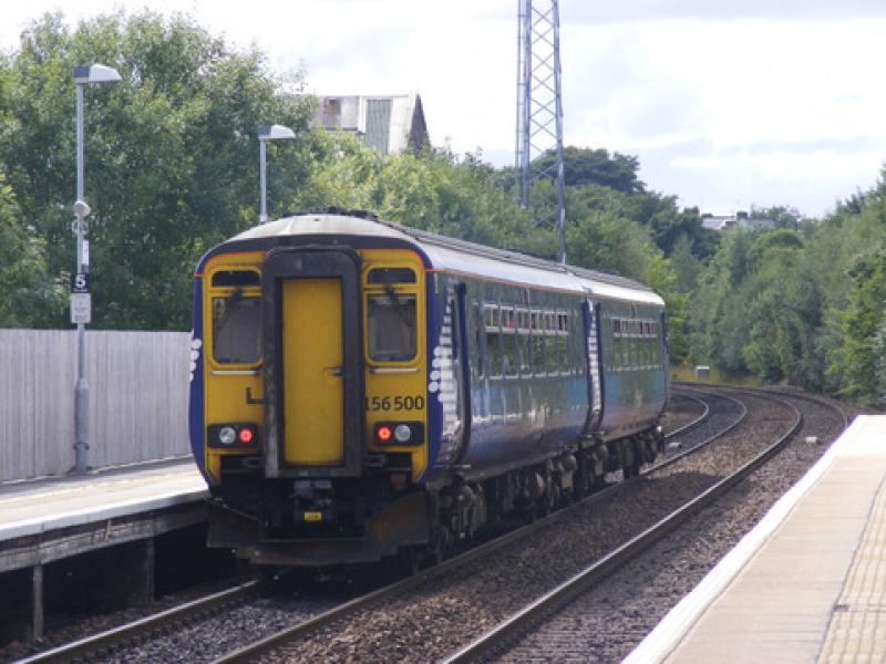 Class 156 500: Class 156 500 at Bishoppbriggs Photo of Class 156 500