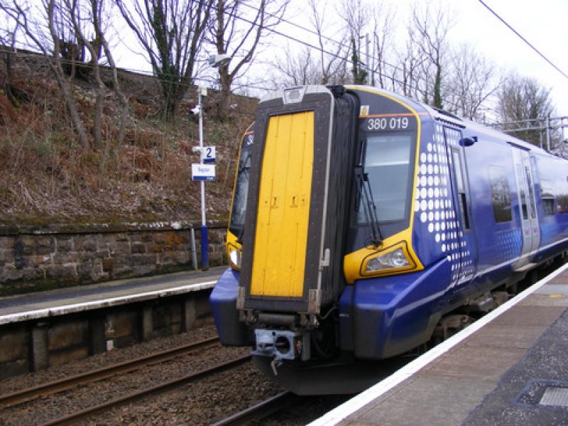 Class 380 019: Class 380 019 at Bogston Photo of Class 380 019