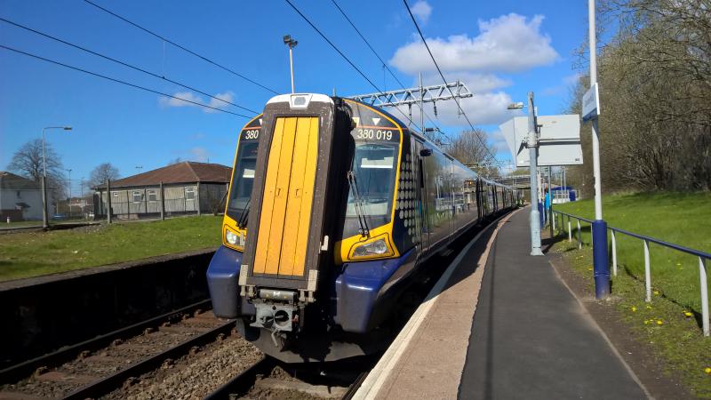 380 019 At Corkerhill: Photo of 380 019 At Corkerhill