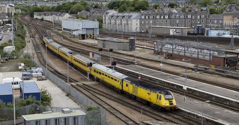 TEST TRAIN ABERDEEN 2.6 .2015.jpg: Photo of TEST TRAIN ABERDEEN 2.6 .2015.jpg