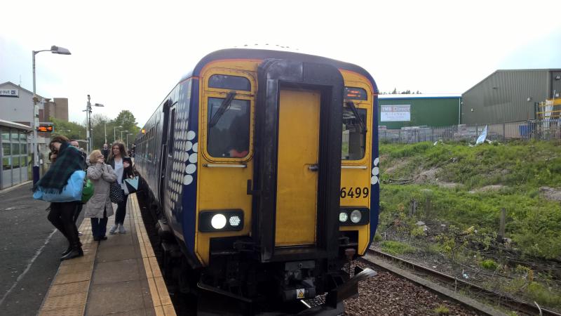 156 499 At Hairmyres: Photo of 156 499 At Hairmyres
