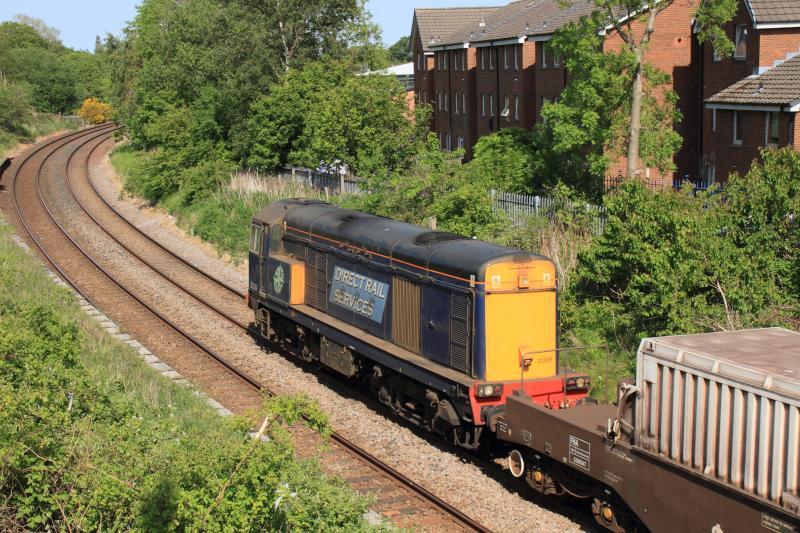 6M50: 20309 on the rear of 6M50 15.12 Torness to Carlisle passing through the site of Duddingston station on 09/06/2015 Photo of 6M50