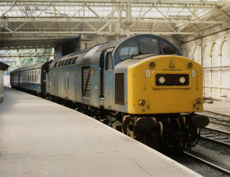 40192 1G53 19 June 1984: 40192 at Waverley with 1G53 1306 Carstairs - Edinburgh portion - load 2! Photo of 40192 1G53 19 June 1984