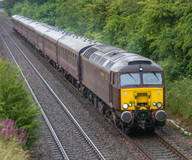 57315: 57315 with late running 5Z43 passes Forgandenny 20/07/15 Photo of 57315