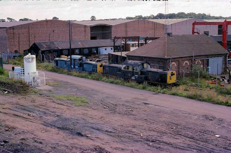 Class 17: End of the line at McWilliam, Garrowhill. Photo of Class 17