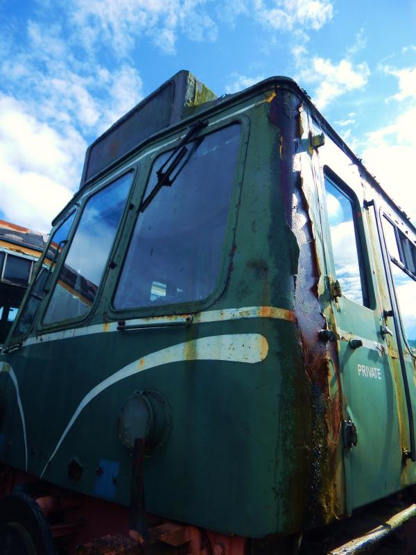 Class 107 : Out of Use and rusting away at Boat Of Garten yard. Photo of Class 107