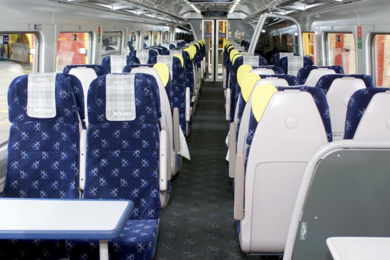 158701: Internal of refurbished 158701 at KB Rail Services on 1st September Photo of 158701