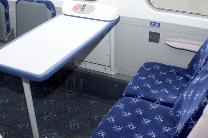 158701: Internal of refurbished 158701 at KB Rail Services on 1st September Photo of 158701