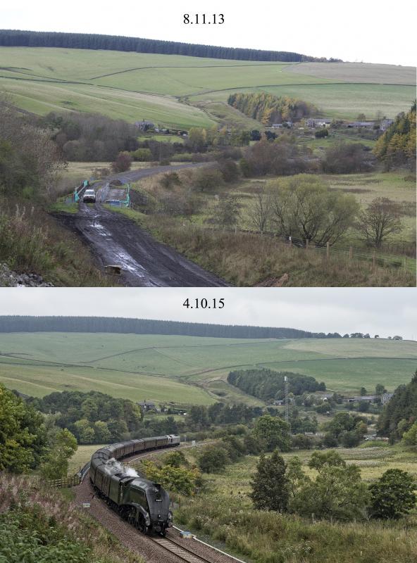 NORTH OF STOW THEN AND NOW.jpg: Photo of NORTH OF STOW THEN AND NOW.jpg
