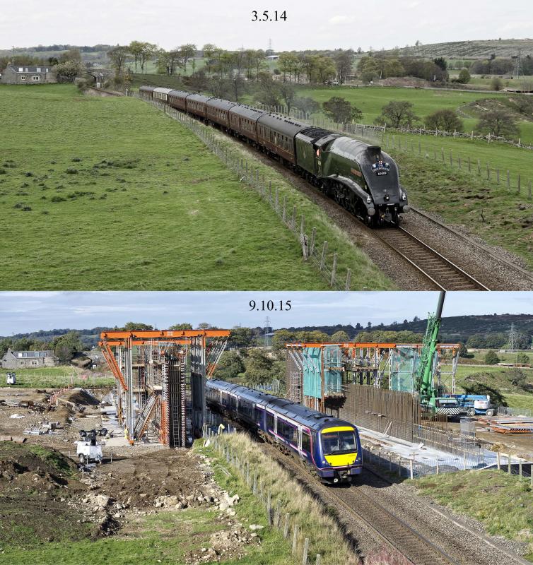 170404 PASSES AWPR WORKS BETWEEN DYCE AND PITMEDDEN 9.10.15.jpg: SOME MORE OF THE OLD CANAL OBLITERATED? Photo of 170404 PASSES AWPR WORKS BETWEEN DYCE AND PITMEDDEN 9.10.15.jpg
