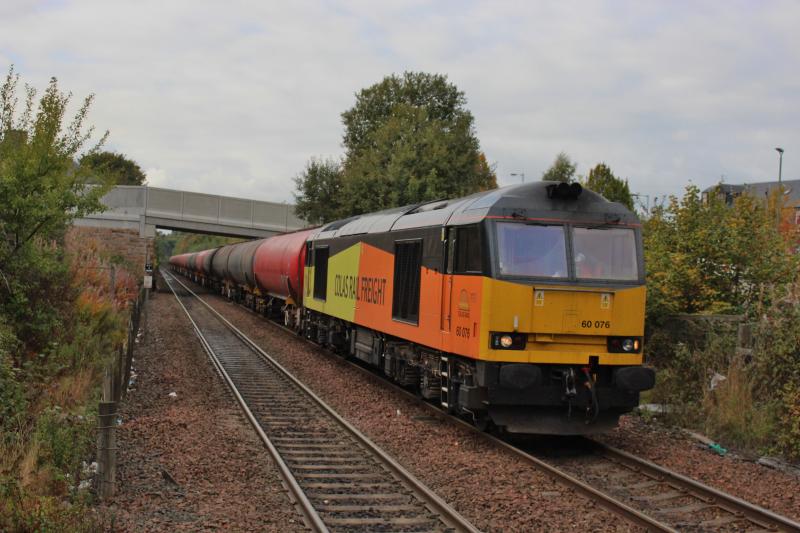 6s36 dalson empties: todays 6s36 with 60076 up front approaching falkirk graemestone. Photo of 6s36 dalson empties