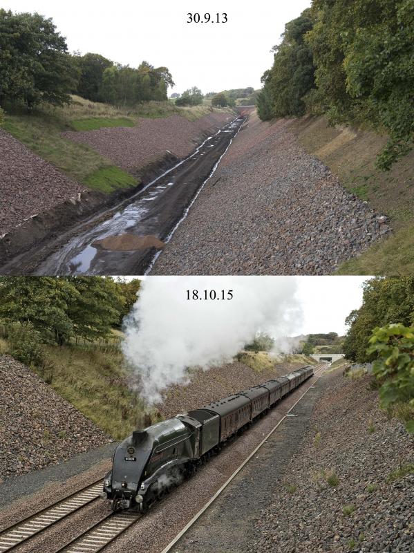 TYNEHEAD THEN AND NOW.jpg: USA WORKING HARD AT TYNEHEAD WITH THE LAST OF THE CELEBRATORY RUNS ON 18.10.15 Photo of TYNEHEAD THEN AND NOW.jpg