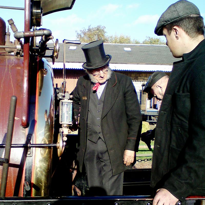 Furness men: Crewing Furness Railway #20 at Bo'ness on 24/10/2015. Photo of Furness men
